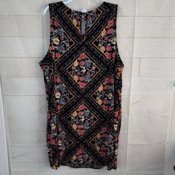 Maurices plus size Black Floral Midi Dress size 2 - Picture 4 of 4